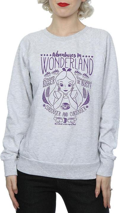 Actual product image Alice In Wonderland Womens/Ladies Adventures Heather Sweatshirt (XXL)