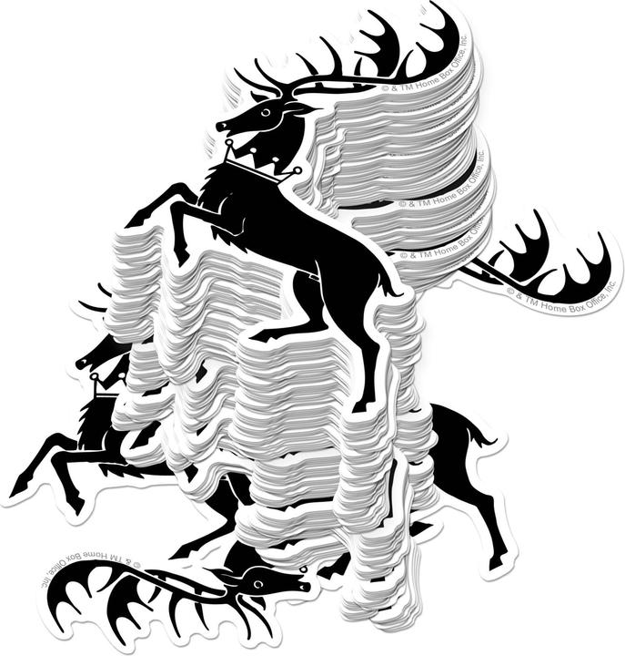 Produktbild Game of Thrones Baratheon Aufkleber Deluxe 50erPack Vinyl