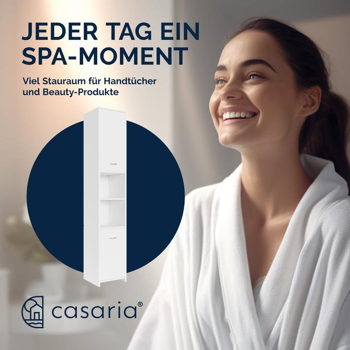 Produktbild Casaria Badezimmerschrank (30 x 30 x 180 cm)