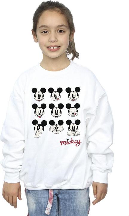 Produktbild Disney Mickey Mouse Many Faces Sweatshirt Mädchen (140, 146)