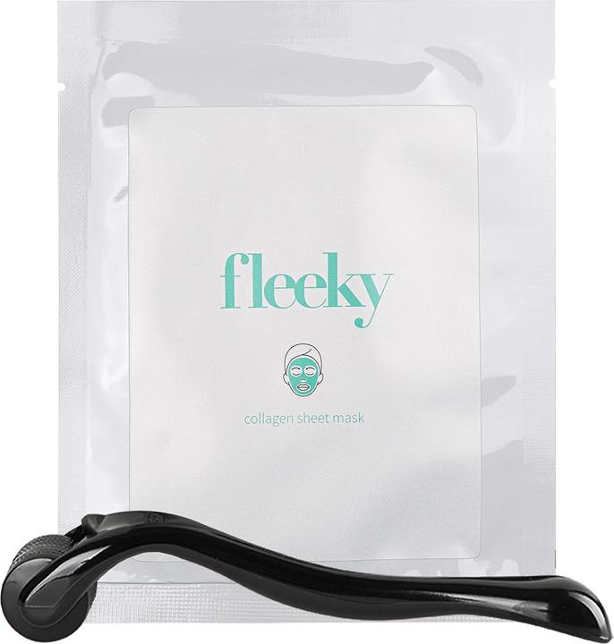 Fleeky Collagen Sheet Mask mit 540 Needle Dermaroller