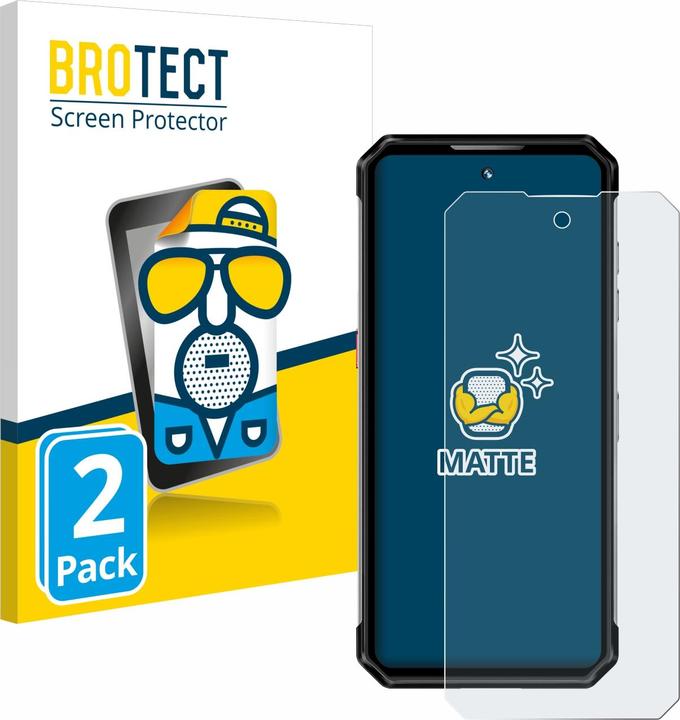 Productafbeelding BROTECT Antireflecterende schermbeschermer mat (2 Stuk, Oukitel WP21 Ultra)