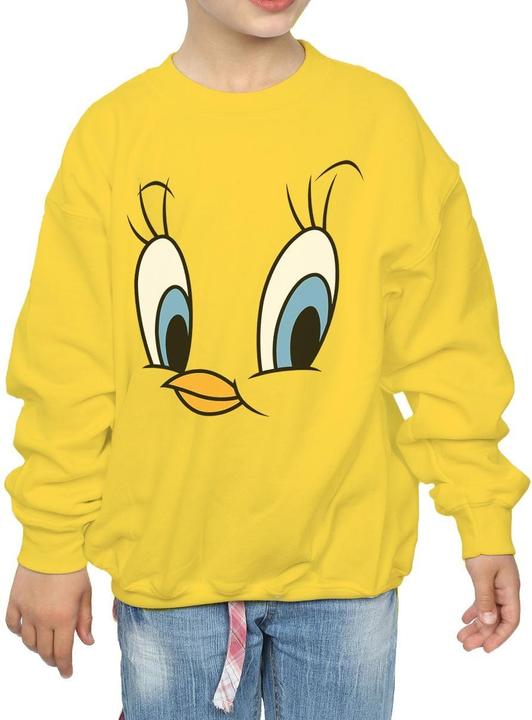 Produktbild Looney Tunes Tweety Pie Face Sweatshirt Mädchen (152, 158)