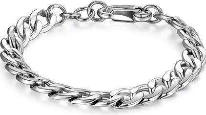 Sagapo S'AgapÃµ - Stylish steel bracelet made of Ripple SRP26 steel