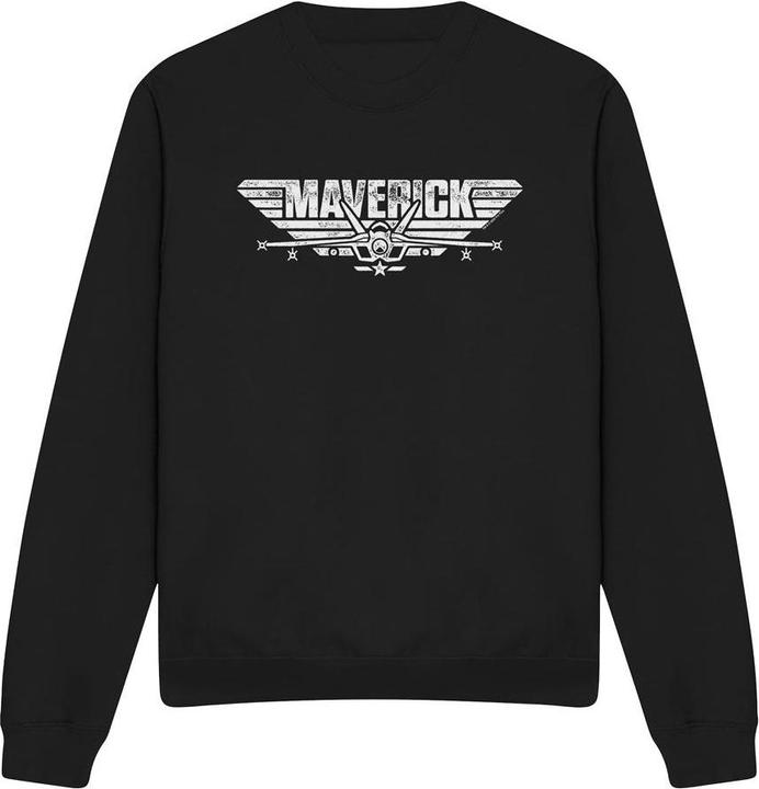 Actual product image Top Gun Unisex Adult Maverick Logo Sweatshirt (L)