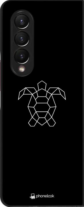Produktbild PhoneLook Hülle Turtles lines on black (Samsung Galaxy Z Flip3)