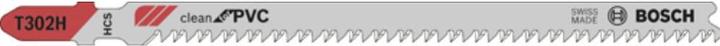 Actual product image Bosch Professional Zubehör PRO Plastics PVC clean T102H jigsaw blade, 100 mm, 5 pcs.
