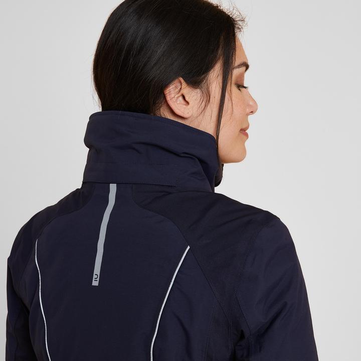 Produktbild Fouganza Winter-Reitjacke 580 wasserdicht Damen blau (M)