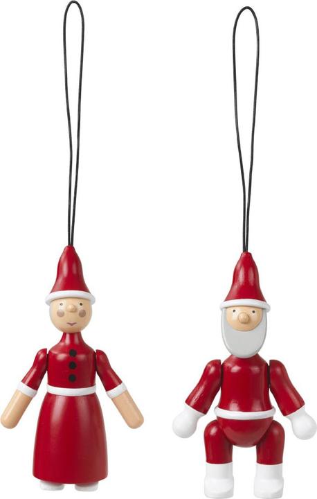 Produktbild Rosendahl Kay Bojesen Ornaments Santa Claus & Santa Clara (10 cm)