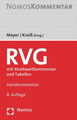 Produktbild Rechtsanwaltsvergütungsgesetz (Deutsch, Hans-Jochem Mayer, Ludwig Kroiss, 2021)
