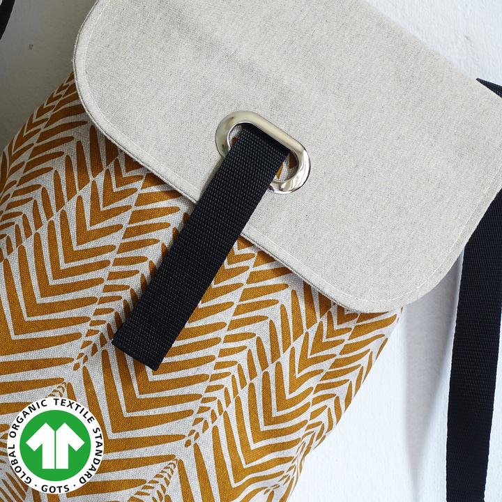 Actual product image Only-Bags.Store Organic cotton canvas BackPack with zip, backpack, rucksack