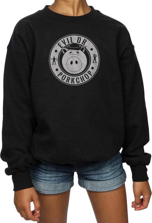 Produktbild Disney Toy Story Evil Dr Pork Chop Logo Sweatshirt Mädchen (152, 158)