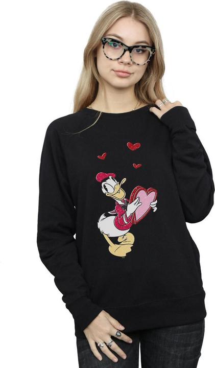 Produktbild Disney Donald Duck Love Heart Sweatshirt (M)