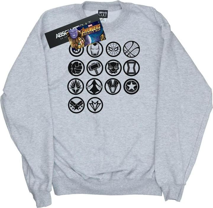Produktbild Avengers Infinity War Icons Assemble Baumwolle Sweatshirt (XXL)