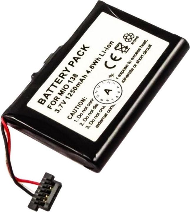 Immagine prodotto AccuCell Batteria per Mitac Mio 138, Mio 268, Mio 269, Mio C 710