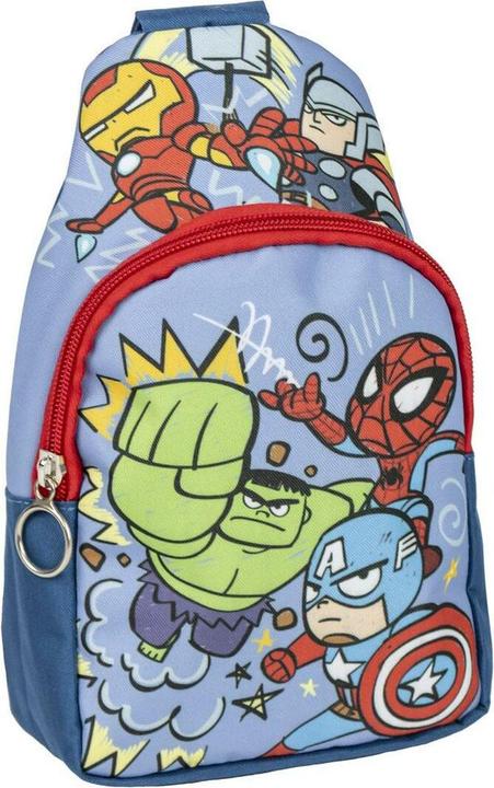 Produktbild Kinderrucksack The Avengers Schultertasche Blau 13 x 23 x 7 cm