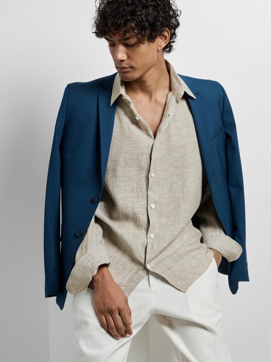 Image du produit Slhregkylian-Linen Shirt Ls Classic Noos (XL)