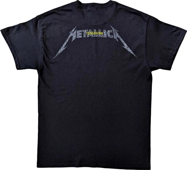 Produktbild Metallica Unisex Adult 72 Seasons Charred Logo T-Shirt (M)