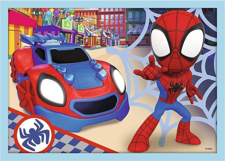 Produktbild Trefl 4 in 1 Puzzle - Marvel Spidey (71 Teile)