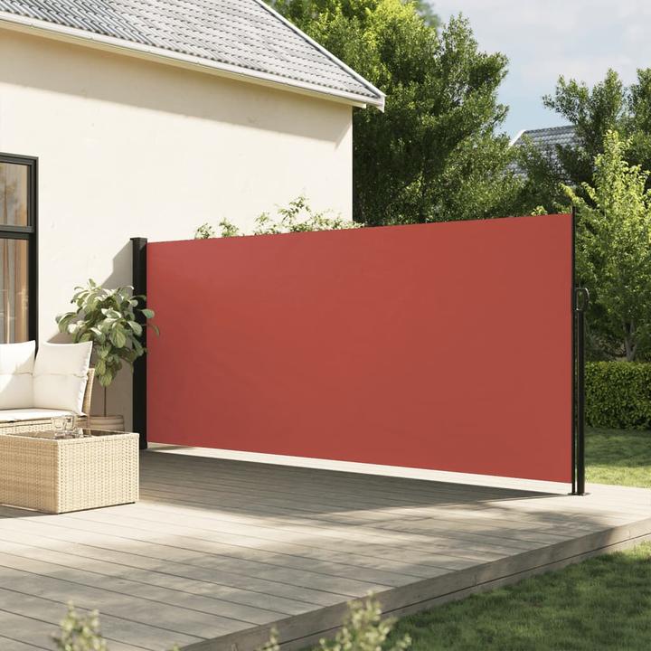 Produktbild VidaXL Seitenmarkise Ausziehbar rot (1.60 m)