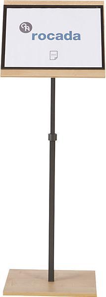 Actual product image Rocada Info display, DIN A3, 132x40x30cm, magnetic