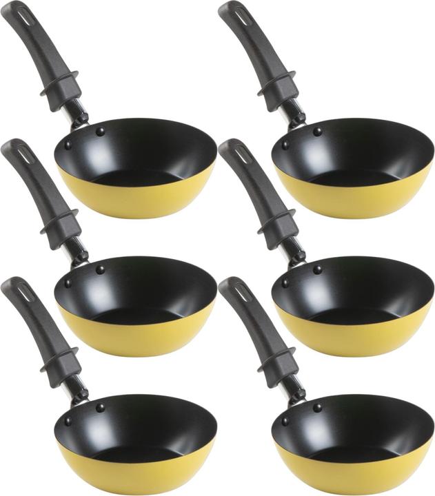Produktbild Domo Wok Pfännchen 6er Set, gelb