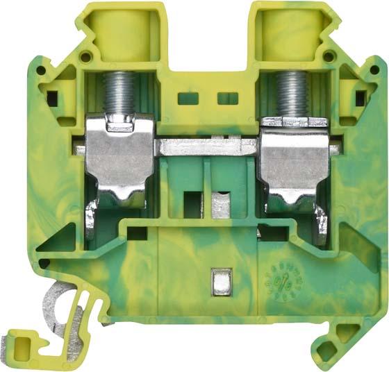 Actual product image Siemens Borne step with connection screw 12.0 mm green yellow 16 mm2