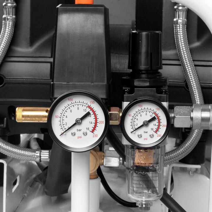 Produktbild Stahlwerk Kompressor 10 bar 8,6 PS 6,4 kW 840 l/min 150 l Druckluftkompressor (10 Bar, 150 l)