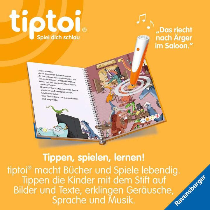 Actual product image tiptoi Lese-Lausch-Abenteuer Dino-Stadt (German, Annette new farmer, Nikolai Renger, 2023)