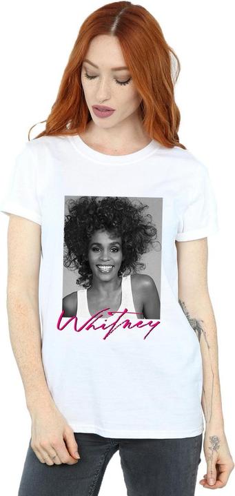 Immagine prodotto Whitney Houston Smile Photograph Maglietta Ampia Donna (4XL)