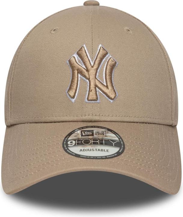 Produktbild New Era 9Forty Cap - OUTLINE New York Yankees ash brown