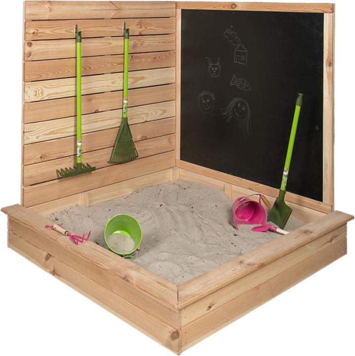 Actual product image Esschert Design Corner sandpit with board