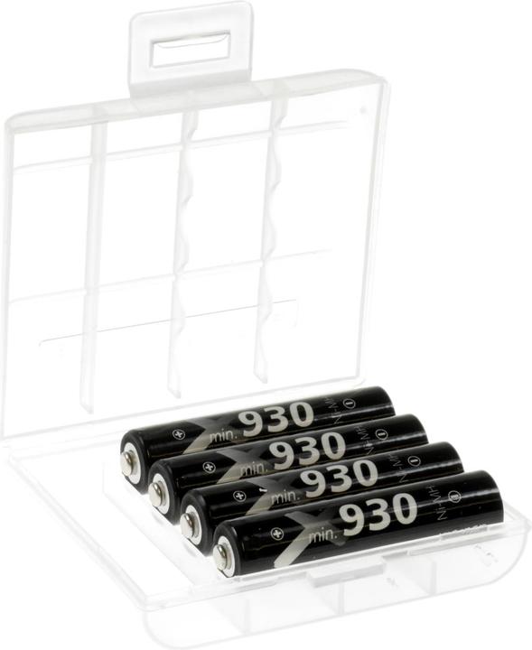 Actual product image XCell NiMh rechargeable battery Micro AAA 930 mAh 4-pack box (4 pcs., AAA, 930 mAh, Chargers without battery)