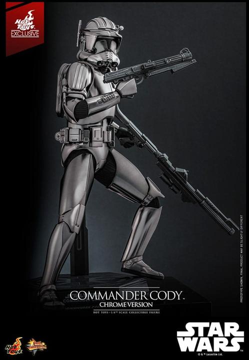 Produktbild Hot Toys Star Wars Movie Masterpiece Actionfigur 1/6 Commander Cody (Chrome Version) Exclusive 30 cm