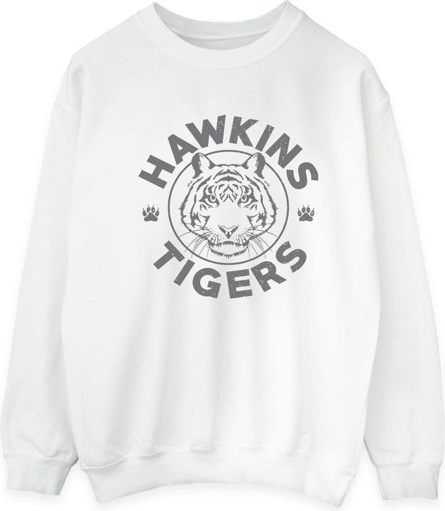 Actual product image Netflix Mens Stranger Things Hawkins Grey Tiger Sweatshirt (L)