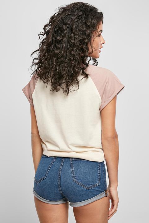 Image du produit Urban Classics Tee Raglan contrasté pour les femmes (L)