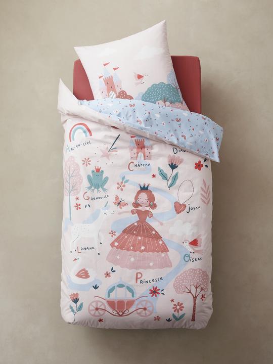 Image du produit Vertbaudet Kinder Bettwäsche-Set „ABC-Prinzessin“ Oeko-Tex
