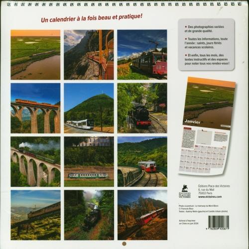 Produktbild Trains d'antan : calendrier 2025 (Harter Einband, Französisch)