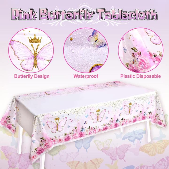 Produktbild ASMI 116-teiliges Party-Set Schmetterling