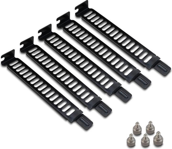 Actual product image Akasa PCI slot plates - 5 pieces