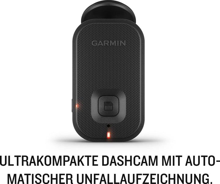 Produktbild Garmin Dash Cam Mini 2 (WLAN, Eingebautes Mikrofon, Beschleunigungssensor, Bluetooth, Nachtsicht, GPS-Empfänger, Full HD)