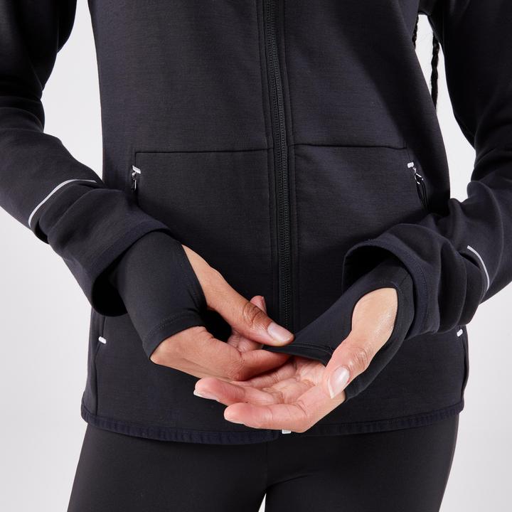 Produktbild Kiprun Laufjacke Damen warm - Run 500 Warm schwarz (XL)