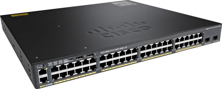 Actual product image Cisco 2960x-48lpd-L (48 Ports)