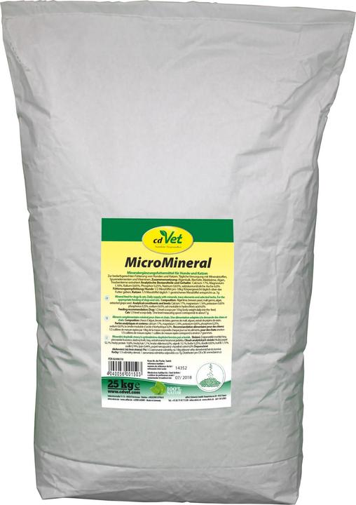 Image du produit cdVet Complément alimentaire pour chiens MicroMineral, chien & chat, 150 g (Junior, Senior, Adulte, 1 pcs, 150 g)