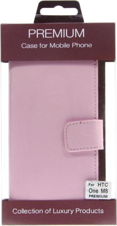 Immagine prodotto OEM Custodia a libro in pelle sottile per HTC M8 - rosa 4250710552788 (HTC One (M8), HTC One M8s)