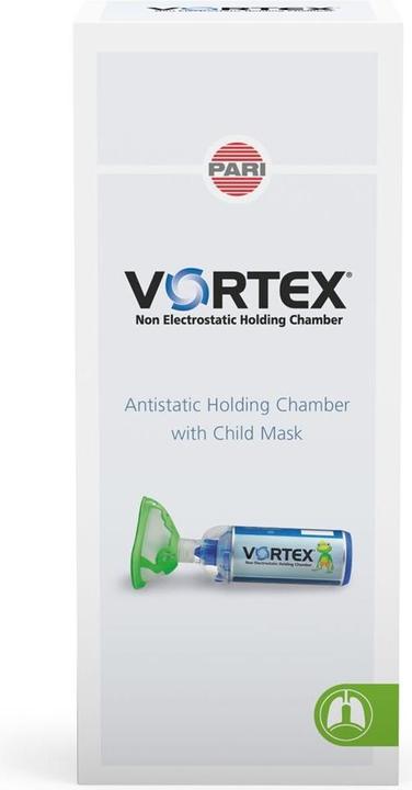 Produktbild PARI VORTEX Vorschaltkammer mit Kindermaske Frosch 2-4 Jahre