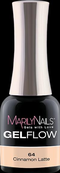 Produktbild Marily Nails GELFLOW – 64 Cinnamon Latte (64 Cinnamon Latte, UV-Gel Lack)