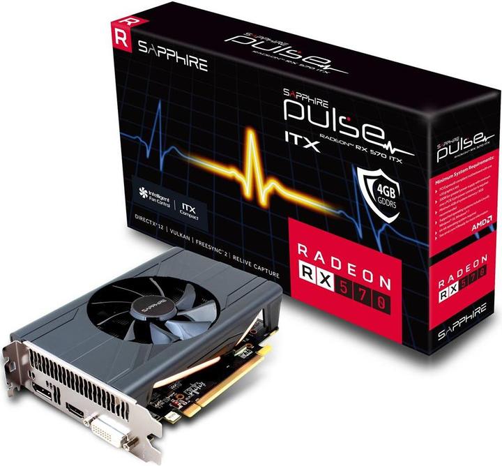 Image du produit Sapphire Radeon RX 570 ITX Pulse (4 Go)