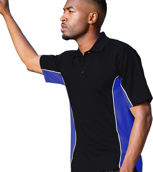 Actual product image Gamegear Track piqué polo shirt short sleeve inserts in contrasting colour (M)