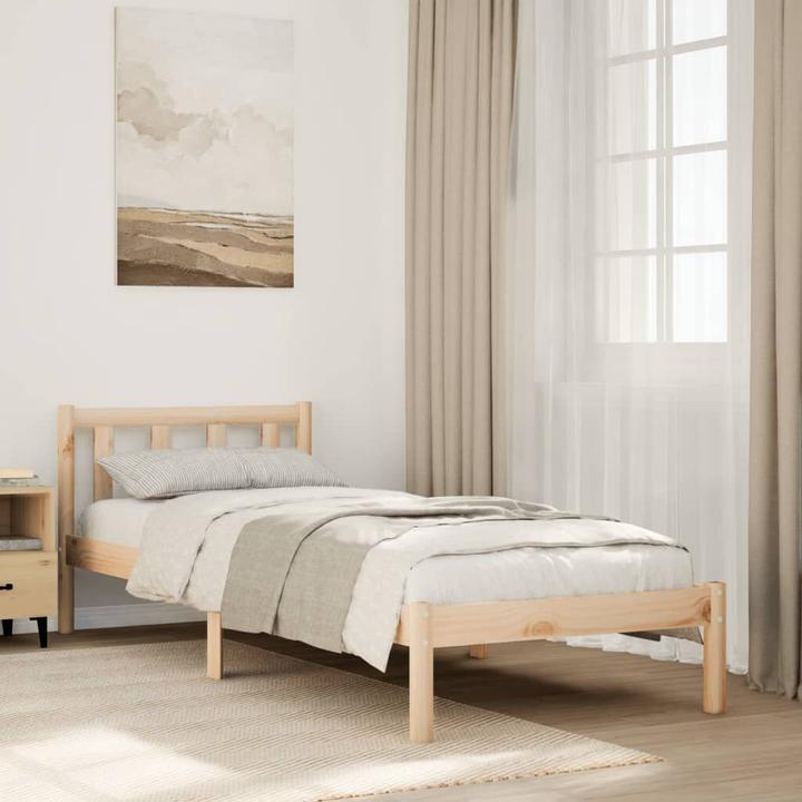 Actual product image VidaXL Bett E x tra Lang ohne Matratze (80 x 210 cm)